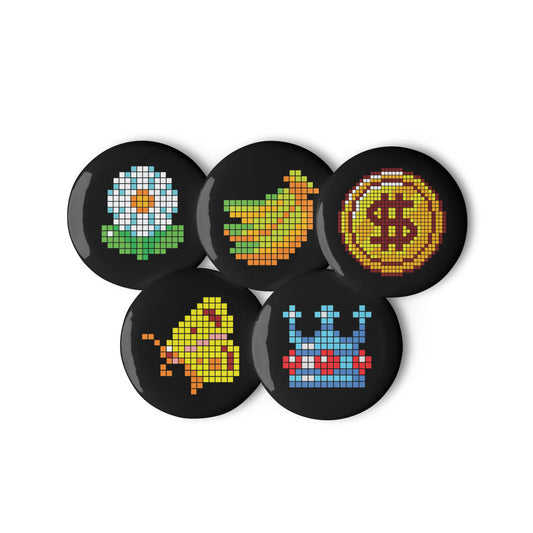 Power Pixel Button Set