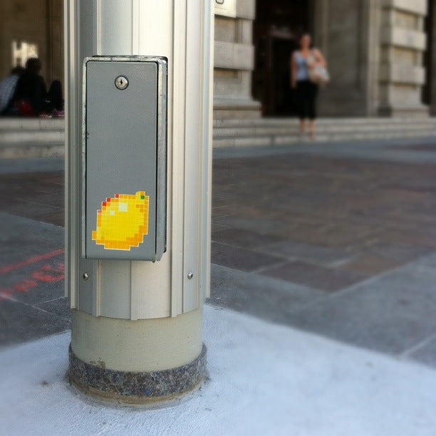 bubble.bobble block print street installation